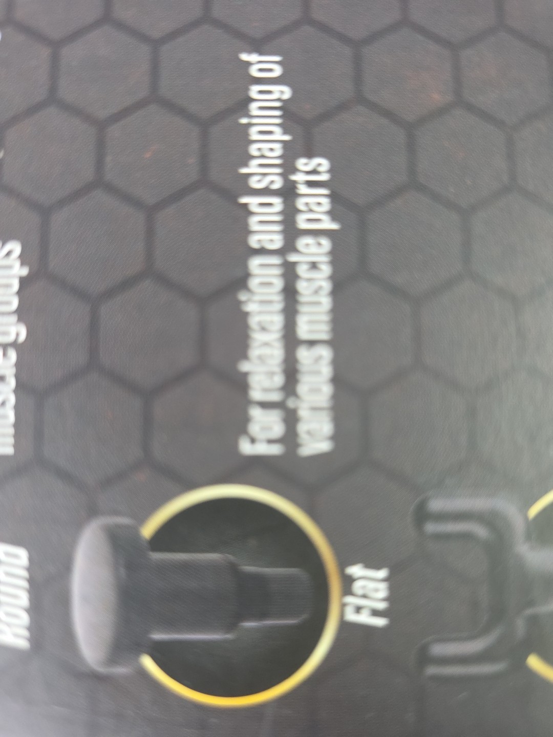 Power Pro Cordless 6 Speed Impact Massager 3 Heads Charging Cable Free Ship
