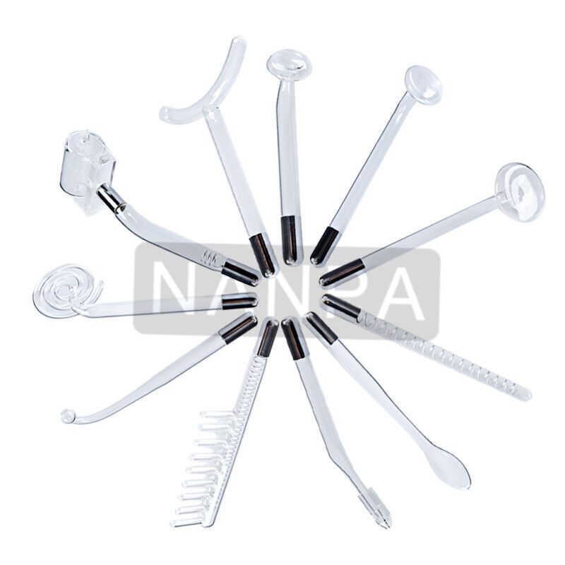 High Frequency Electrode Replace Wand Violet / Orange Light Ray Facial Skin Care