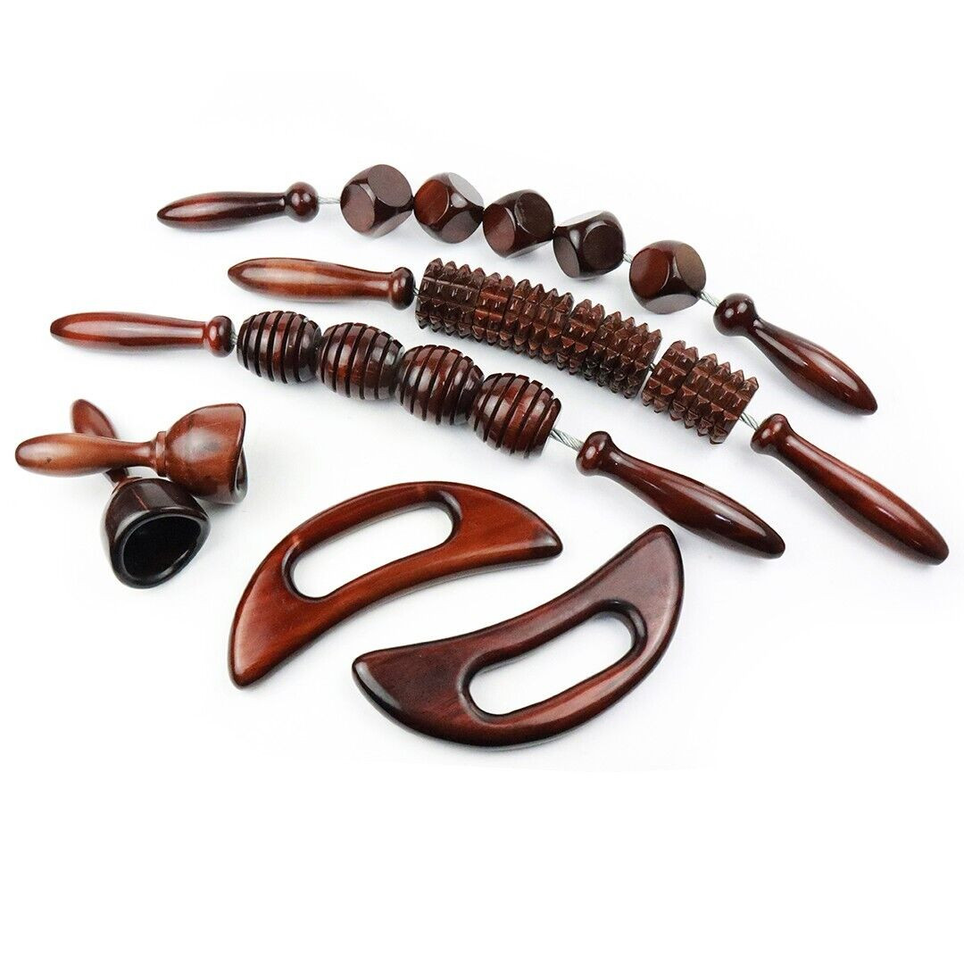 Maderoflex Colombiana | NEW Woodtherapy Flex 7 Pcs Kit | Flexible Rollers