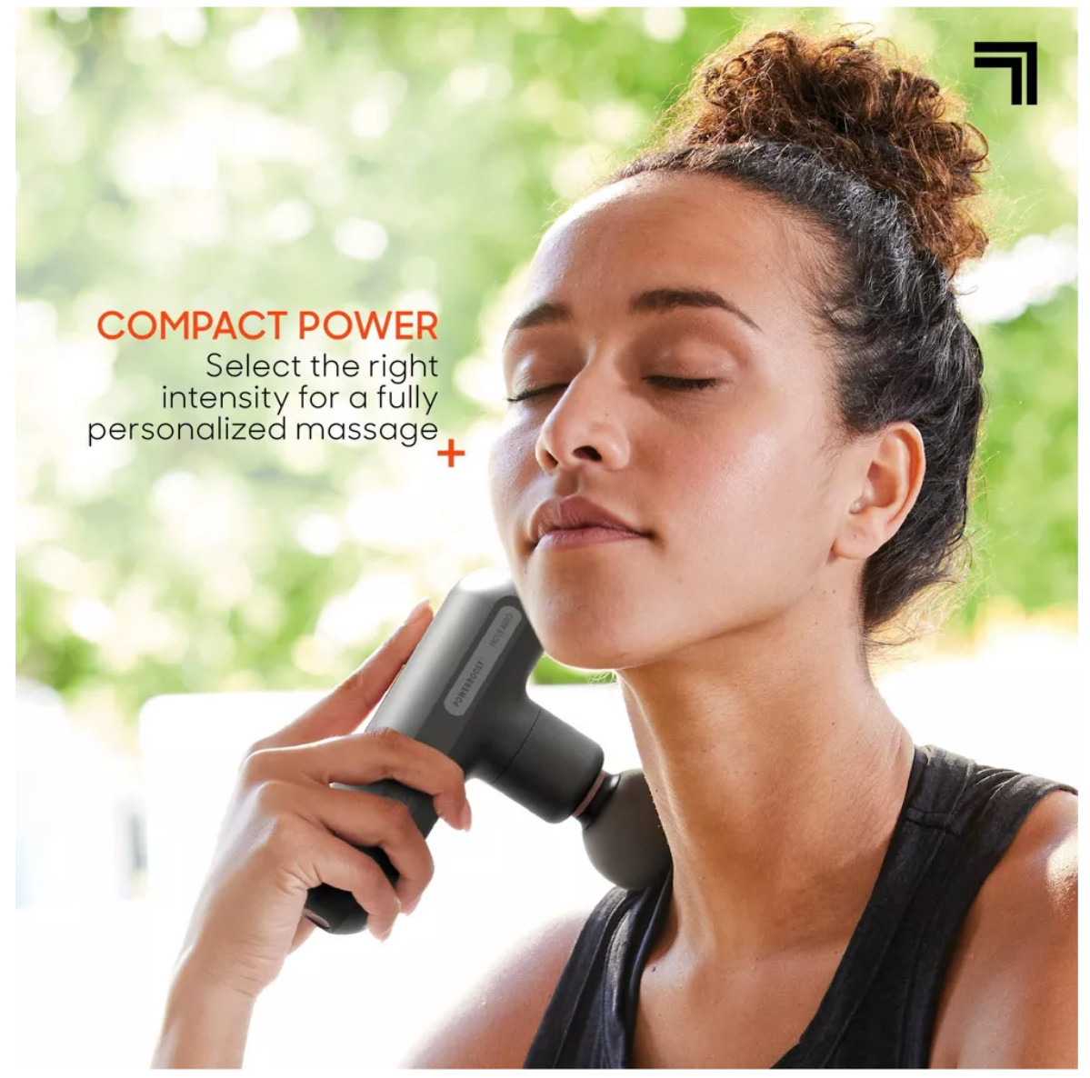 Massage Gun Sharper Image Powerboost Move02 Percussion Massager Rose Gold