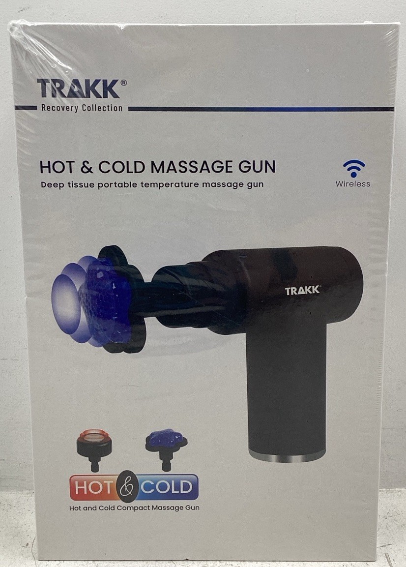 Trakk Compact Muscle Massage Gun Hot Cold, Deep Tissue, Portable Wireless