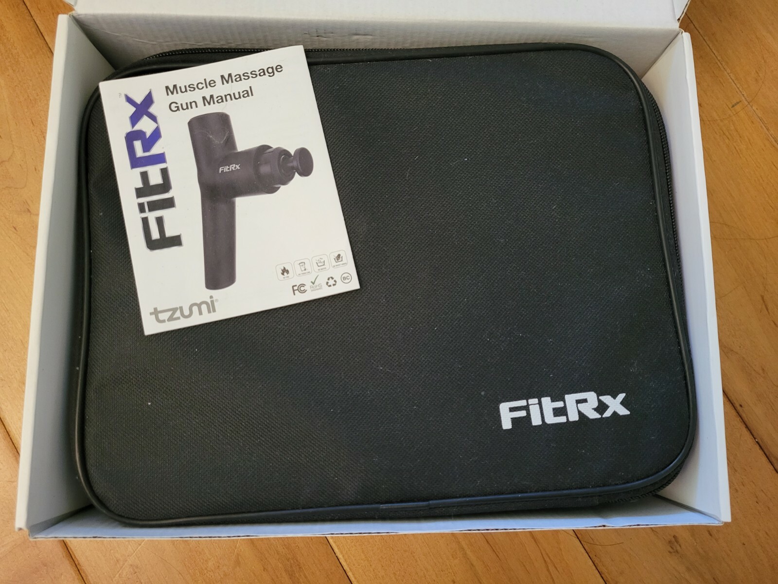 Tzumi FitRx Portable Muscle Massage Gun with Carrying Case