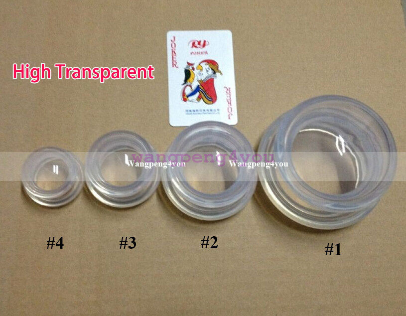 Koukone 4pc SILICONE CUPPING JAR CELLULITE THERAPY MASSAGE ACUPUNCTURE Kit CUPS