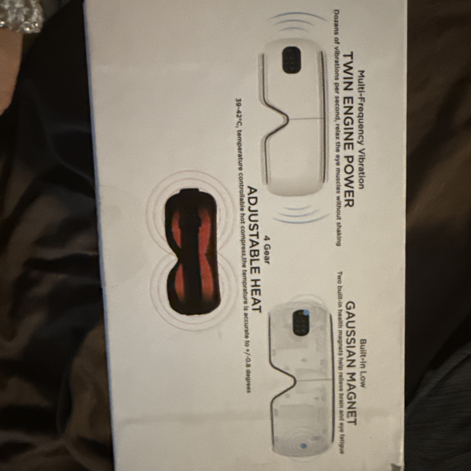 Trakk Eye Massager With Heat, Bluetooth