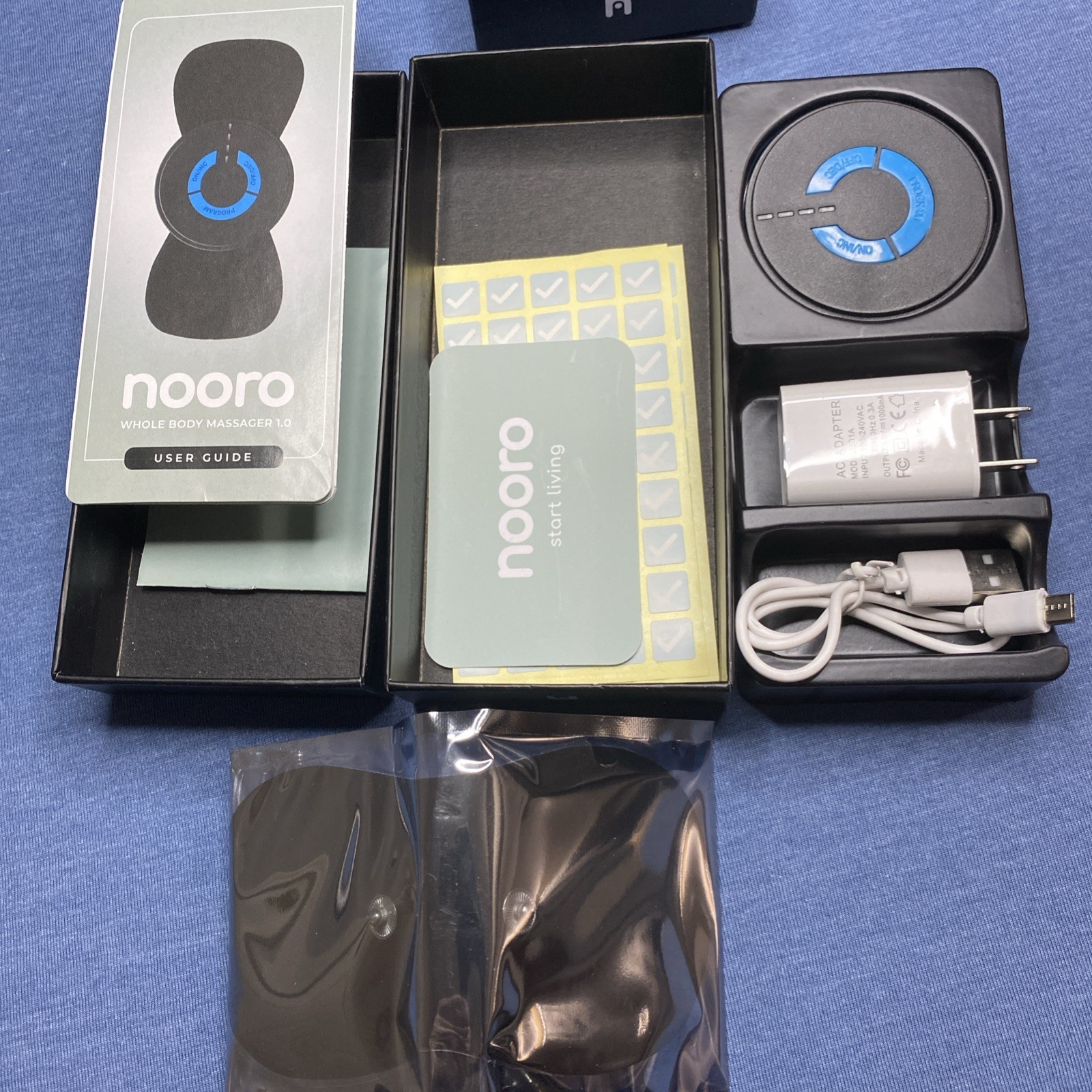Lot of 2 NEW SEALED GENUINE Nooro Ultimate Whole Body Massager V1.0 OPEN BOX