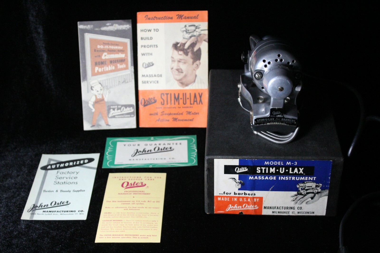Oster Stim U Lax Hand Held Full Body Massage Instrument Model # M-3