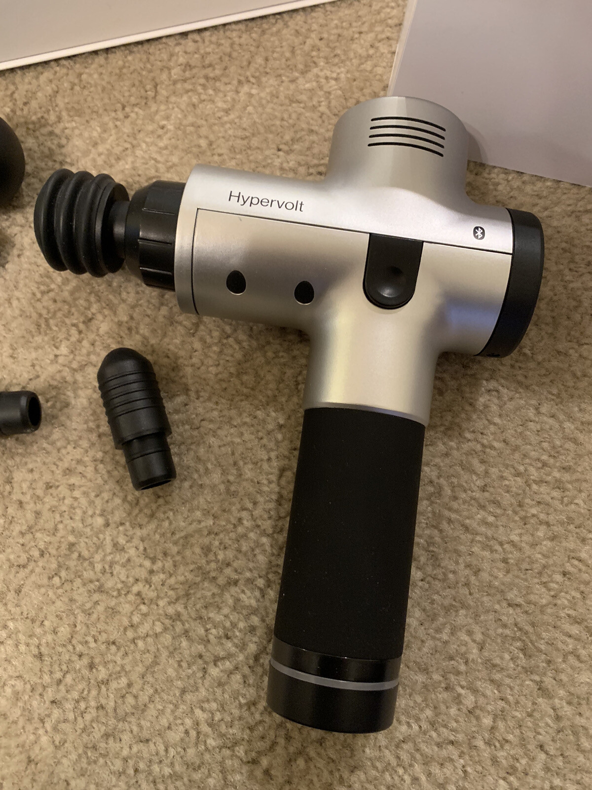 Hyperice Hypervolt Bluetooth Percussion Massage Device – Silver (53100 038-00)