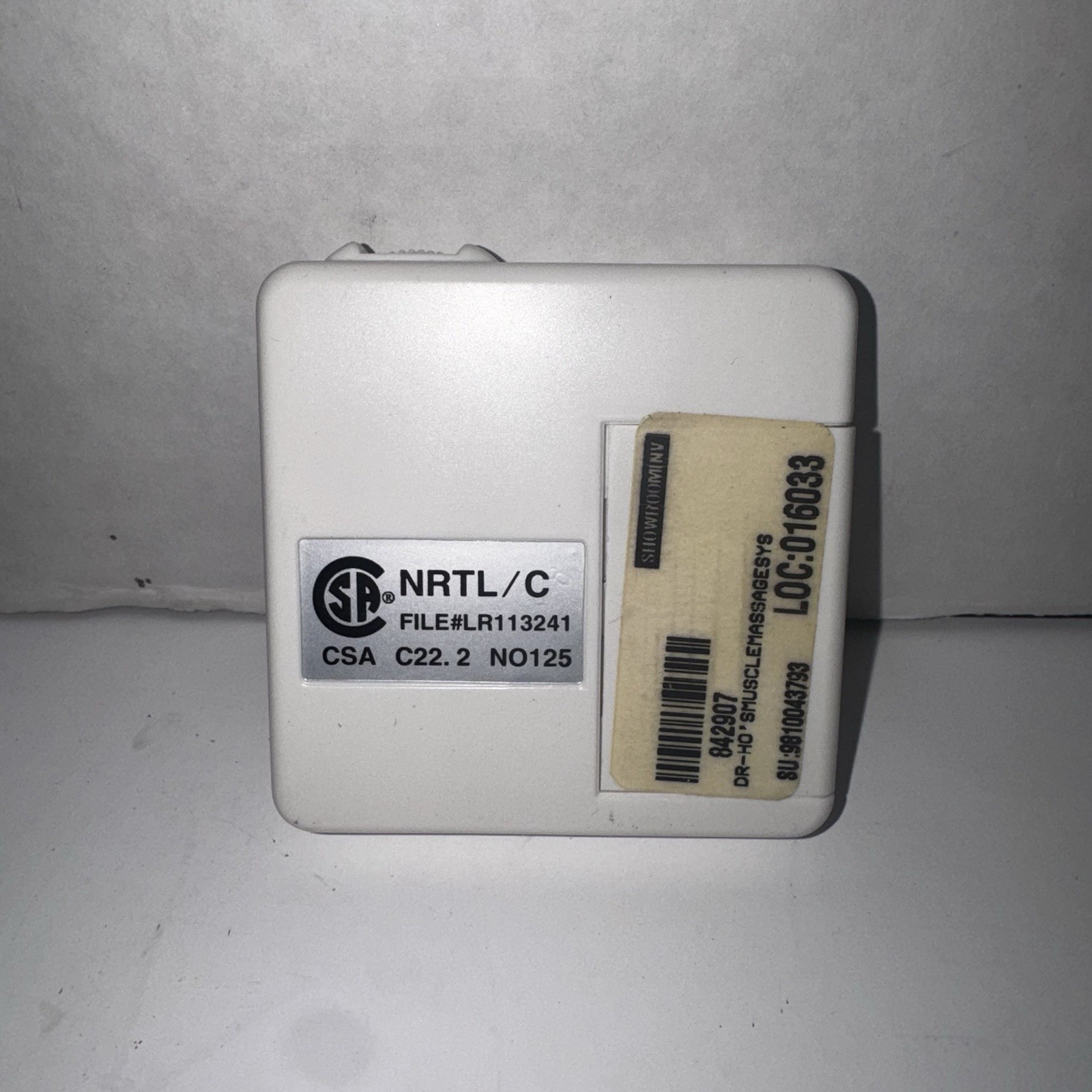 Dr Ho’s Muscle Massage Unit TENS Stimulator w Pads Cord Case Tested