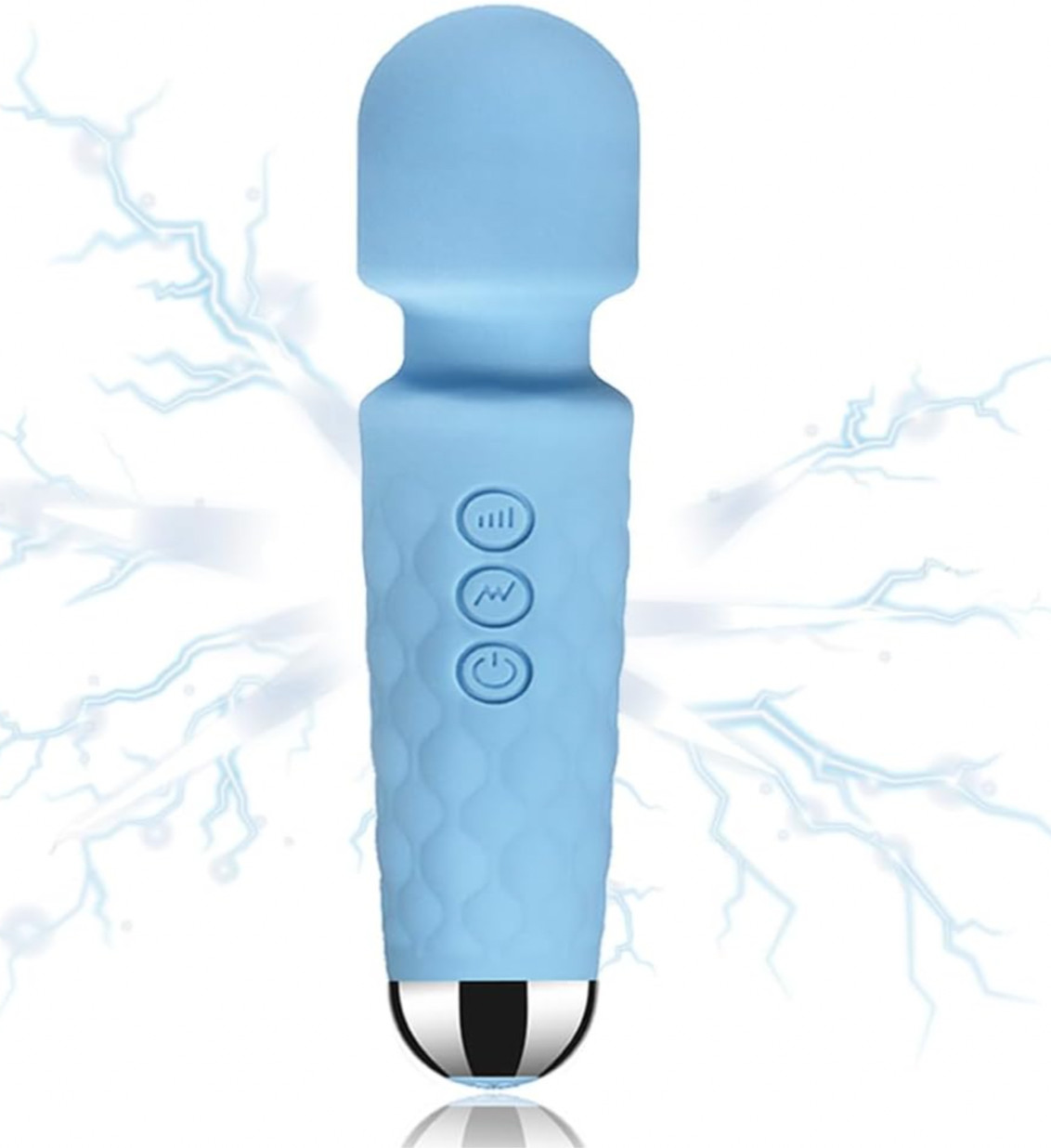 Portable Muscle Mini Massager, Upgraded Muscle Relaxer Waterproof (Sky Blue)