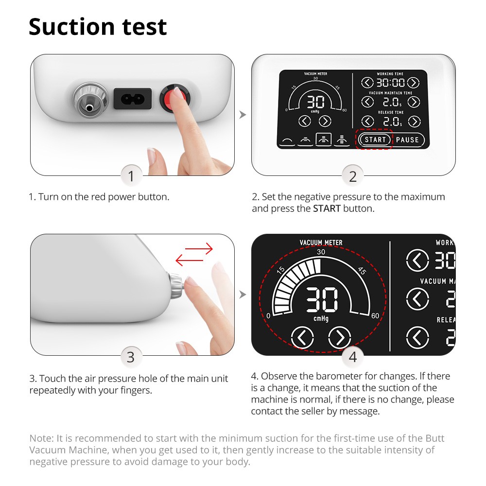 New 150ml Breast Enlargement Butt Enhancement Machine Vacuum Therapy Massager