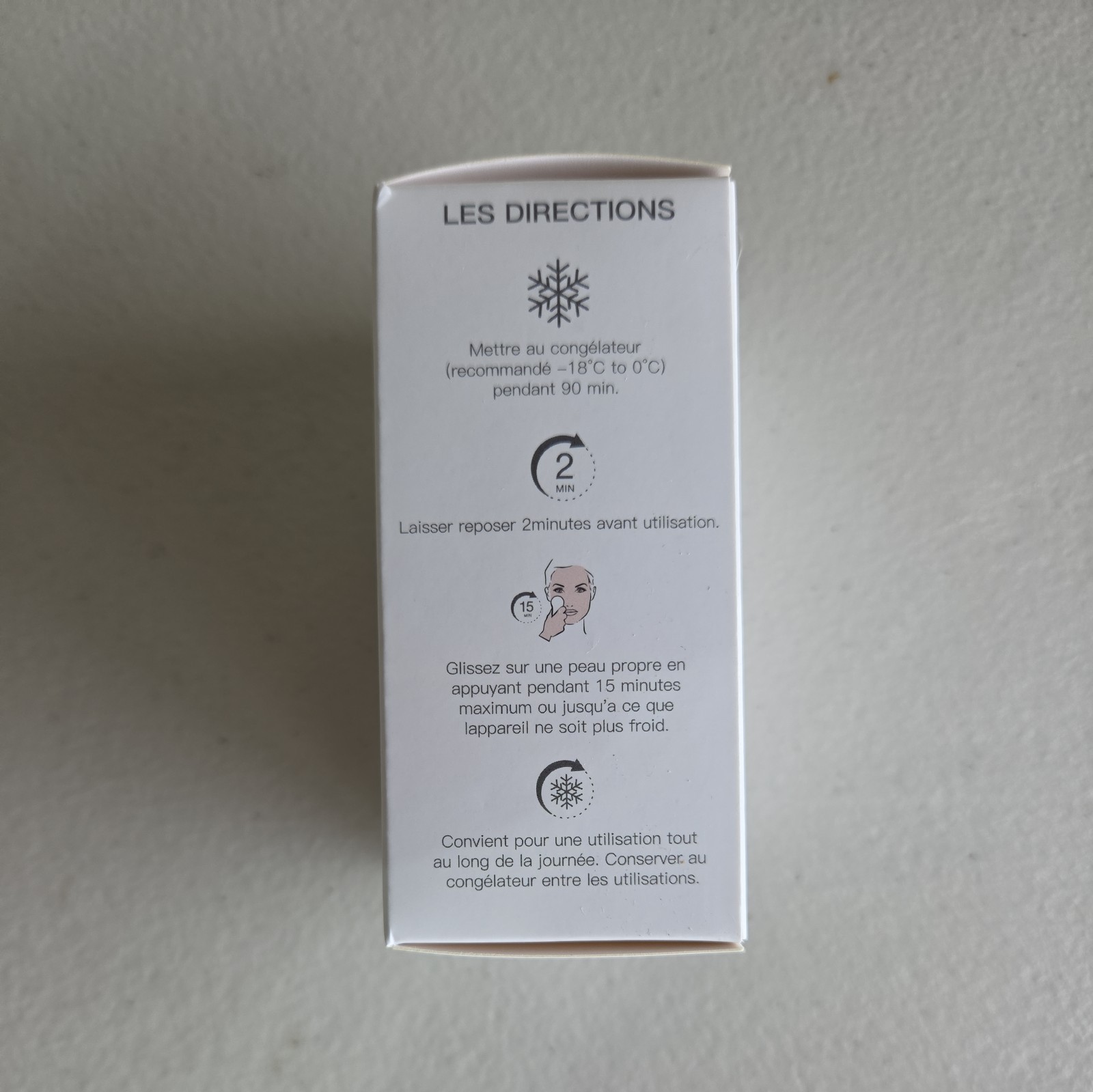 Skin Inc Cryo Ice Sake Roller – Depuff Sculpt Detox – Pink To White New Sealed