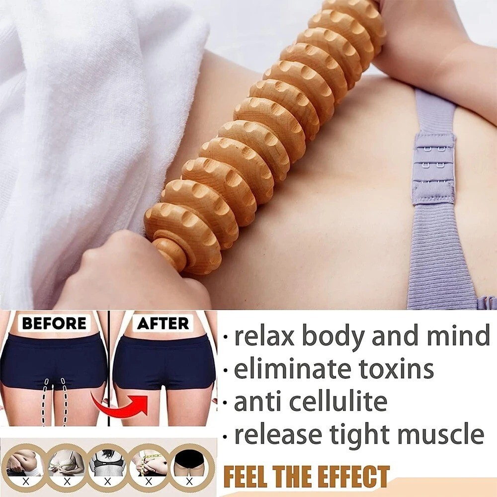Wood Therapy Massage Tools for Body Shaping,anti Cellulite Lymphatic Drainage