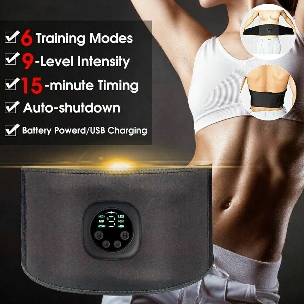 Waist Massage Belt Electric Vibration Body Slimming Belt Weight Loss Fat Burning