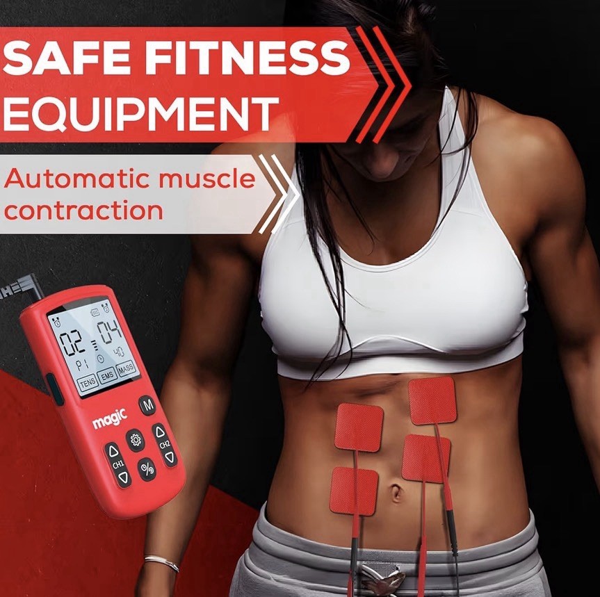 Magic Muscle Stimulator New Factory Sealed + 5 Extra Adhesive Electrode Pads