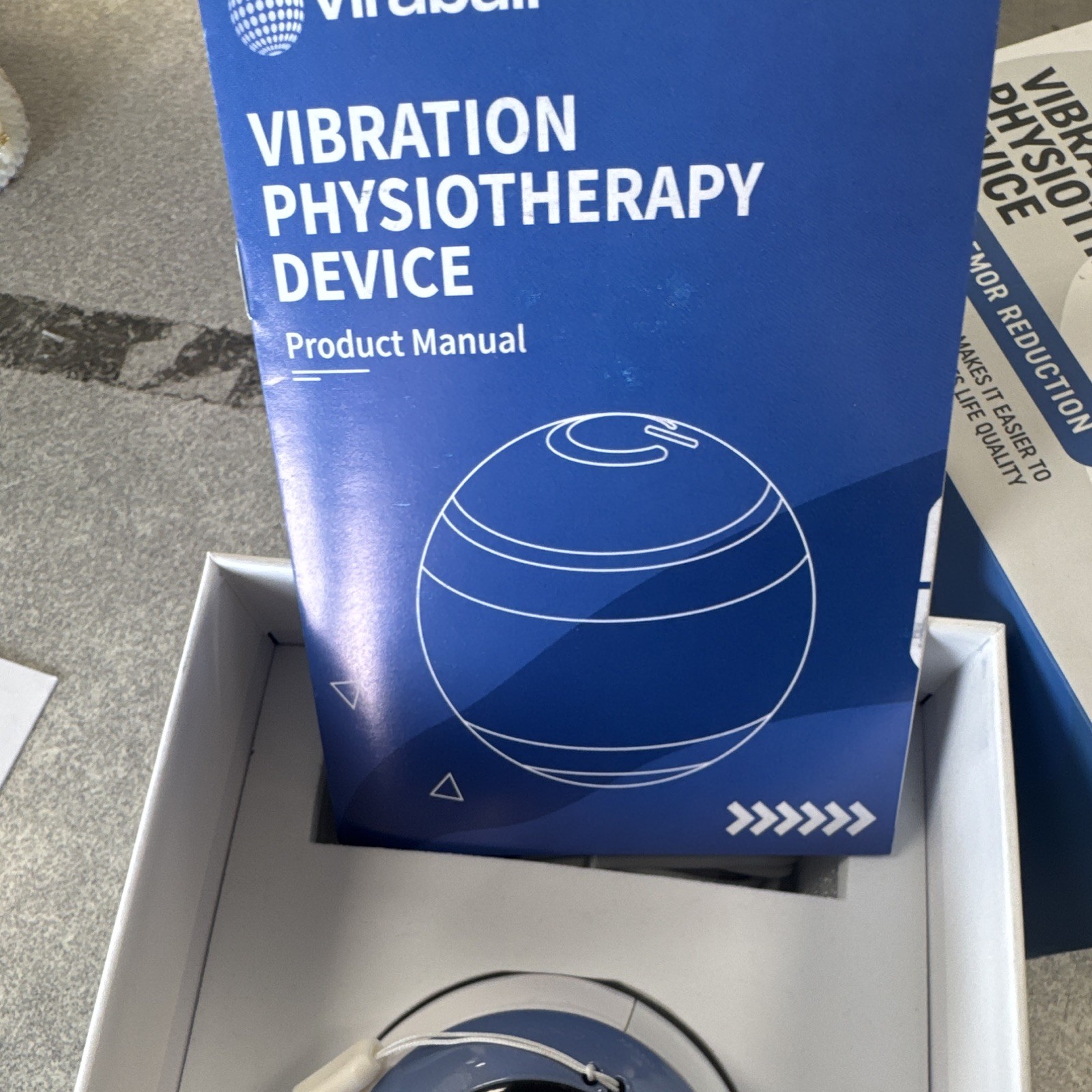 viraball Hand Vibration Physiotherapy Device, USB Charging, Auto Shut-Off