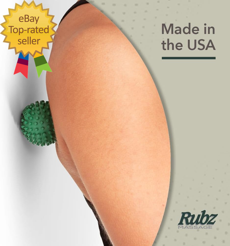 Due North Foot Rubz Hand & Back Massage Ball – Relieve Pain from Plantar Fasciit