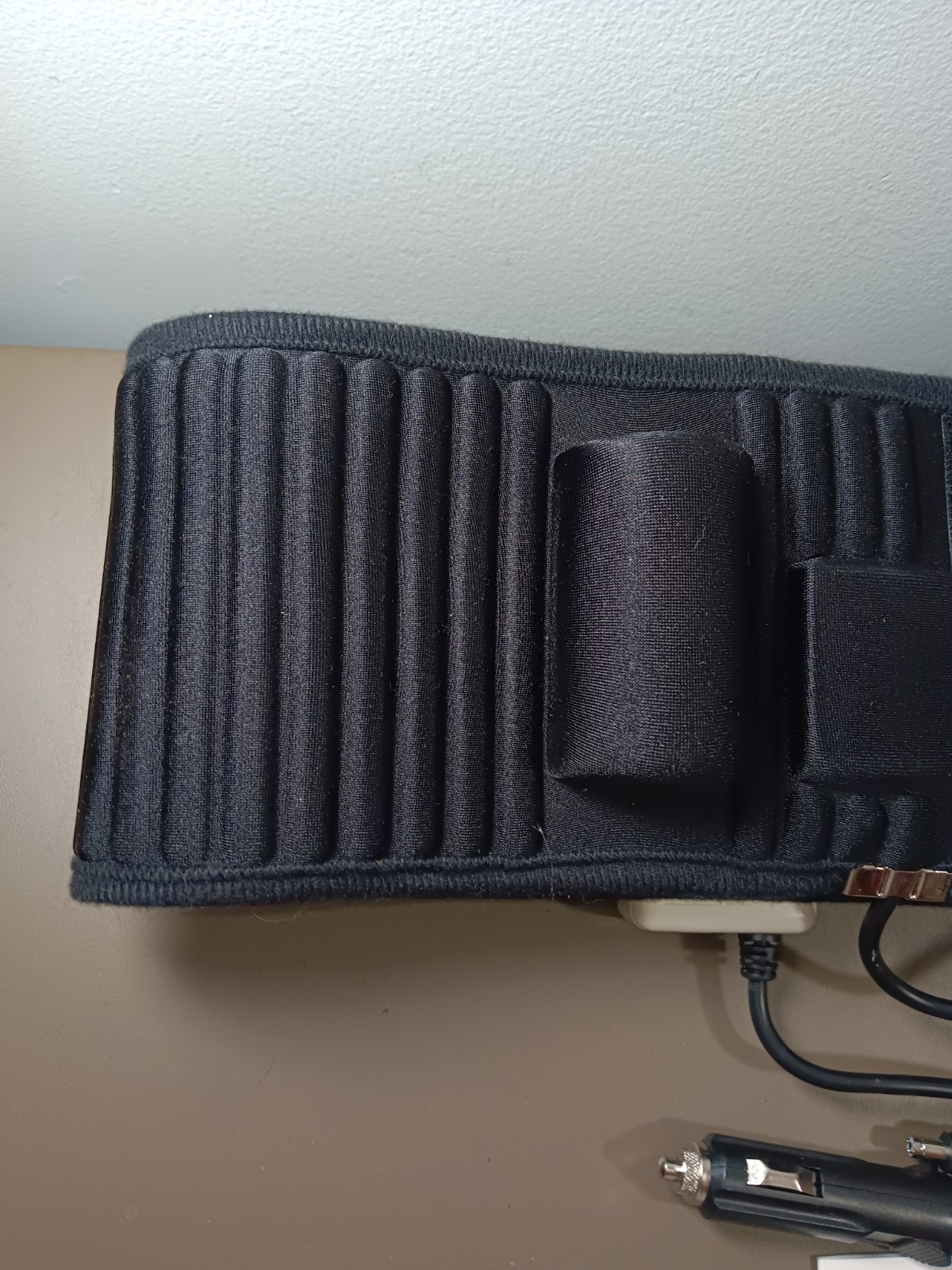 Milus Belt Massager MA360 Size Large Black With Cords Car Adapter NEW No Box