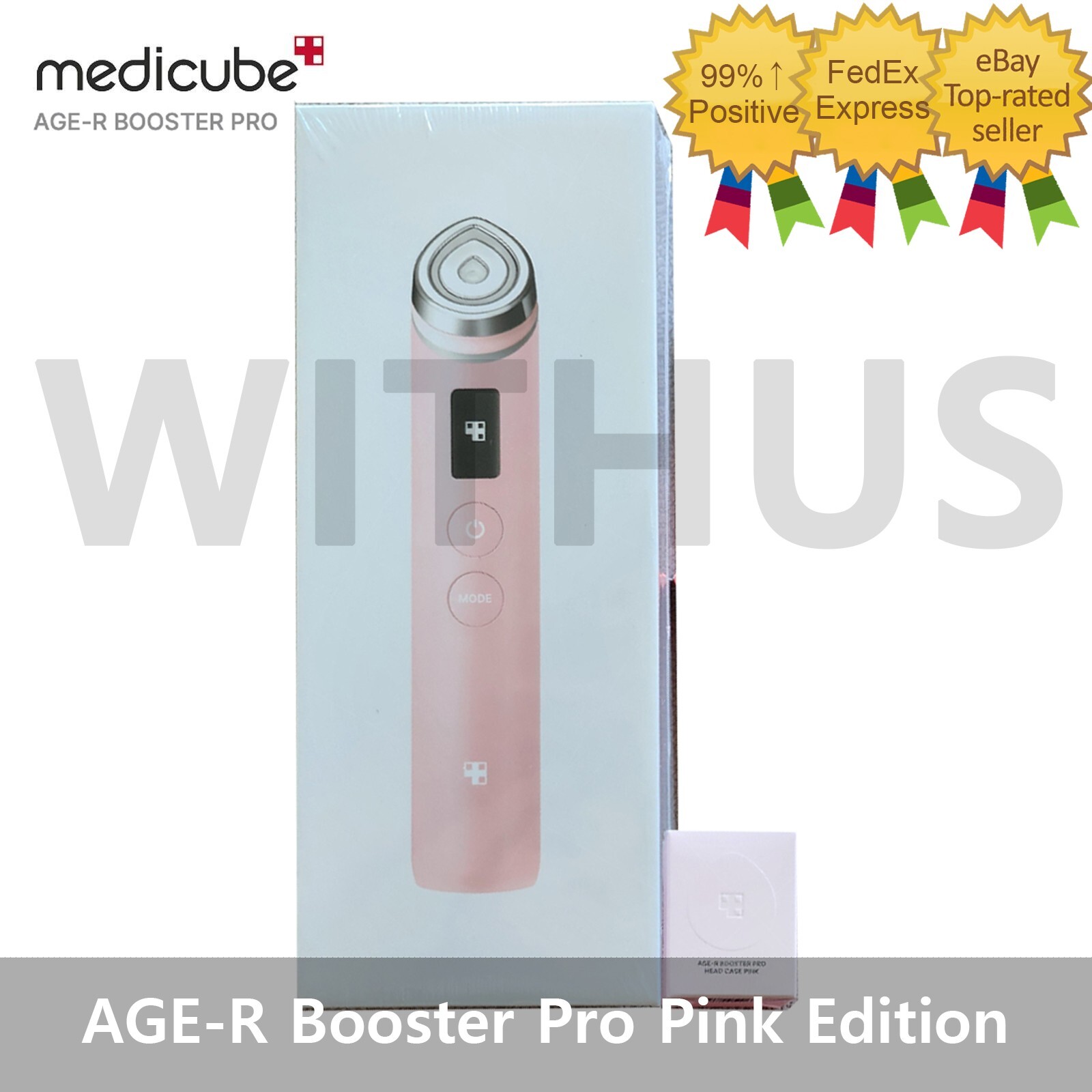 Medicube AGE-R Booster Pro Pink Edition Home Skin Care Device / Authentic 100%
