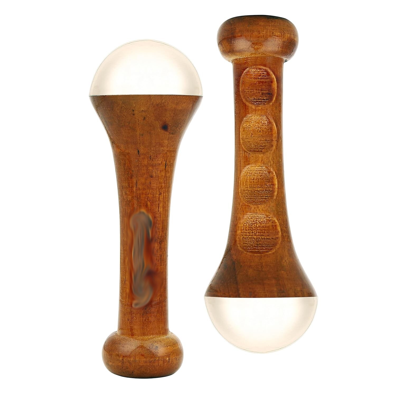 Kansa Wand Massage Tool With Metal Dome For Back Neck Shoulders & Legs