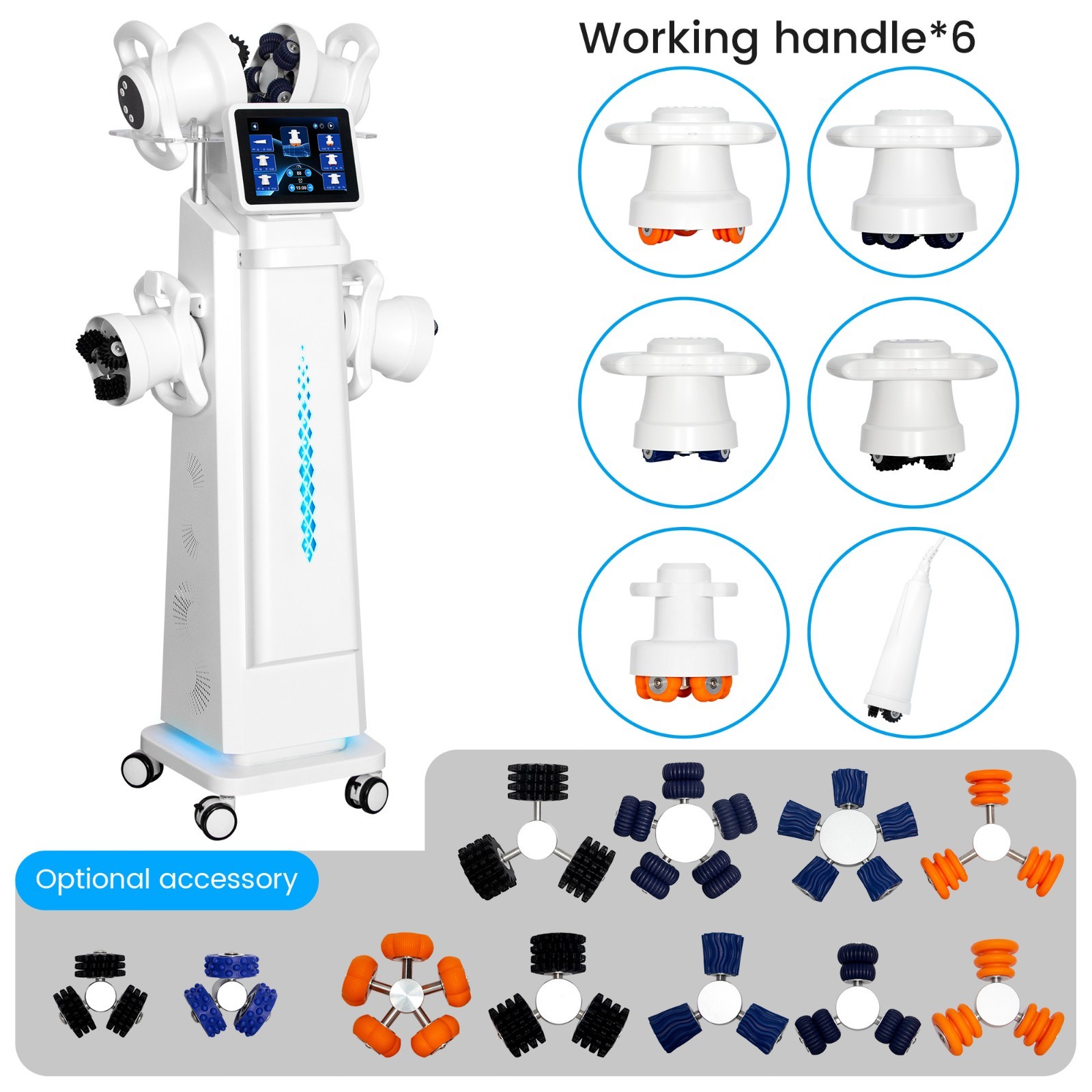 MYOslim 6-Head Advanced Body Roller Massager Lymphatic Drainage Slimming Machine