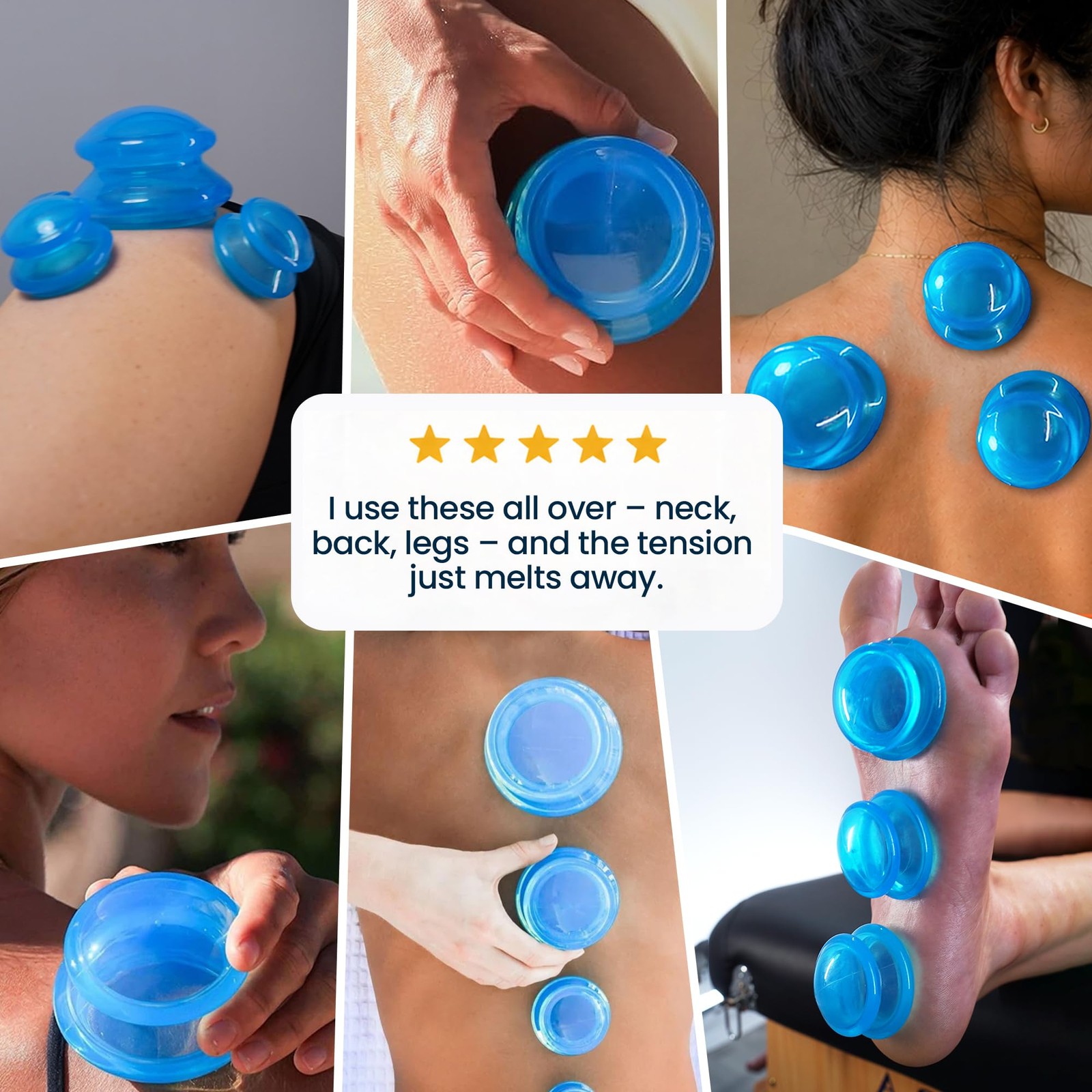 Edge Silicone Cupping Set, Cupping Kit for Massage Therapy, Long Lasting Cups…