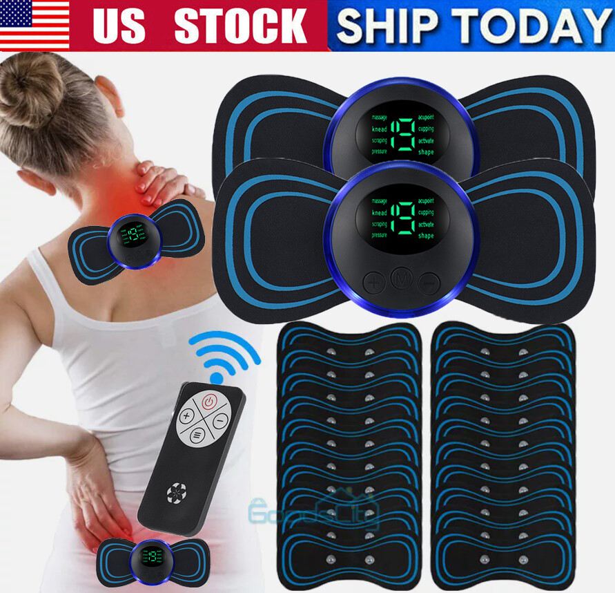 Remoted Control 19 Level Tens Unit Muscle Stimulator Machine Pulse Massager Sets