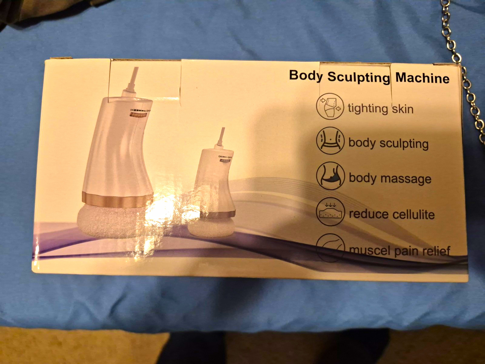Body Sculpting Machine Vibrating Massager Silver Gray NX-TZU 110-120V CE