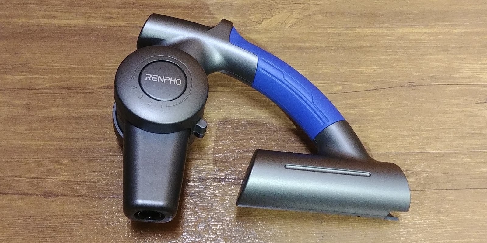 RENPHO RF GM168 6-Head 4-Speed Handheld Deep Tissue Massage Gun with Case
