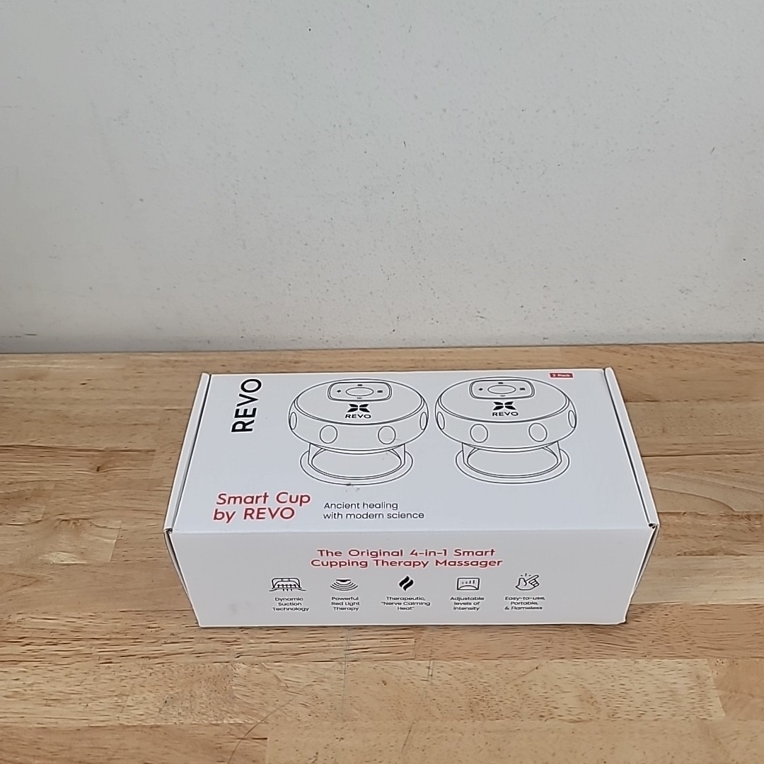 REVO Smart Cup The Original 4-in-1 Smart Cupping Therapy Massager 2 Pack