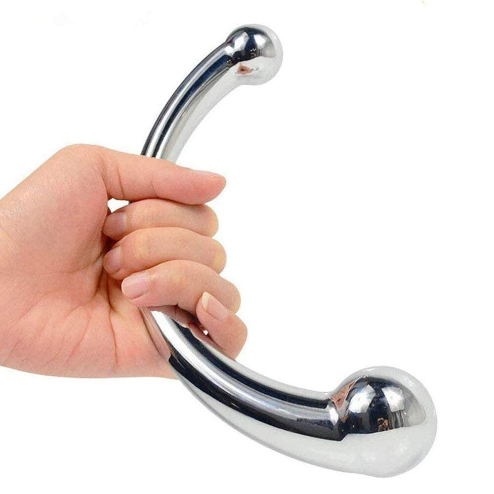 Metal Heavy Duty Curved Back Full Body Trigger Points Massage Wand