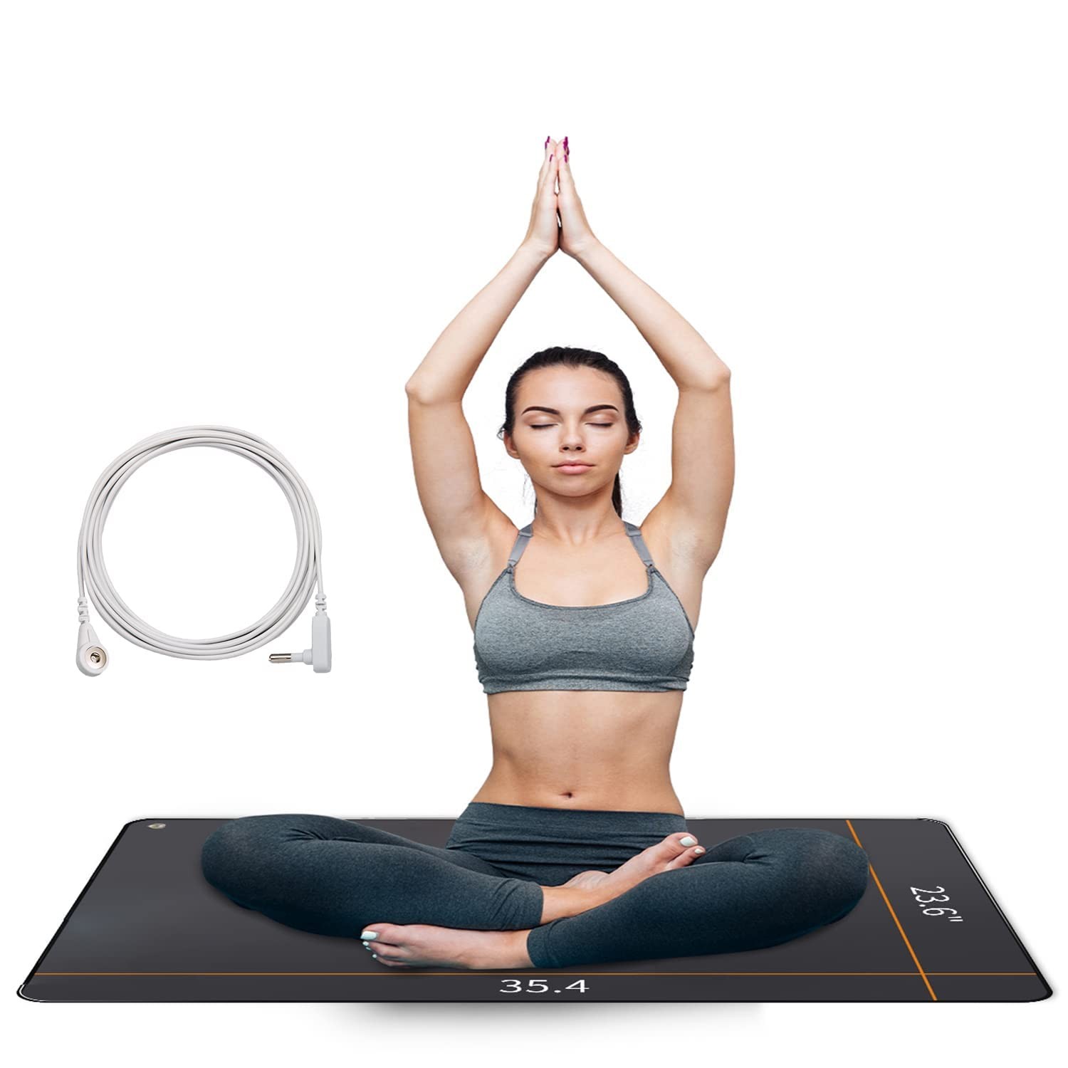 Grounding Mat 35.4×23.6 inches Universal Grounding Sleep Yoga Mat – EMF