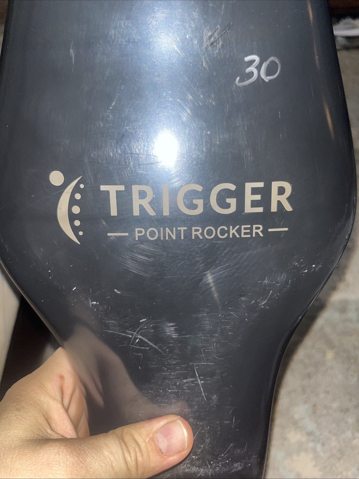 Trigger Point Rocker Back Pain Reduction and Muscle Strengthening Orange