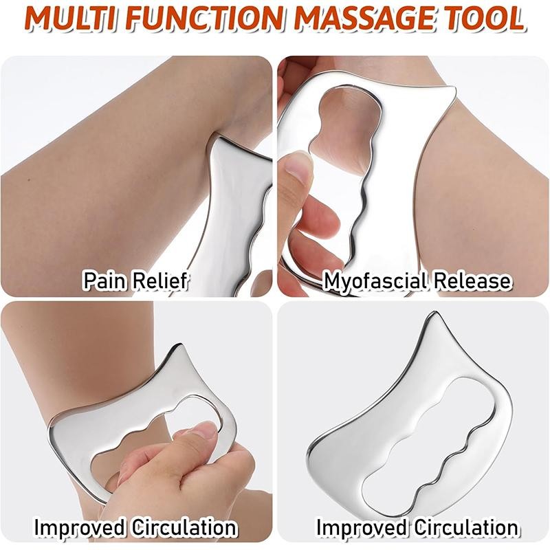 Stainless Steel Gua Sha Scraper for Sports Massage, Fascia Release & Relaxation