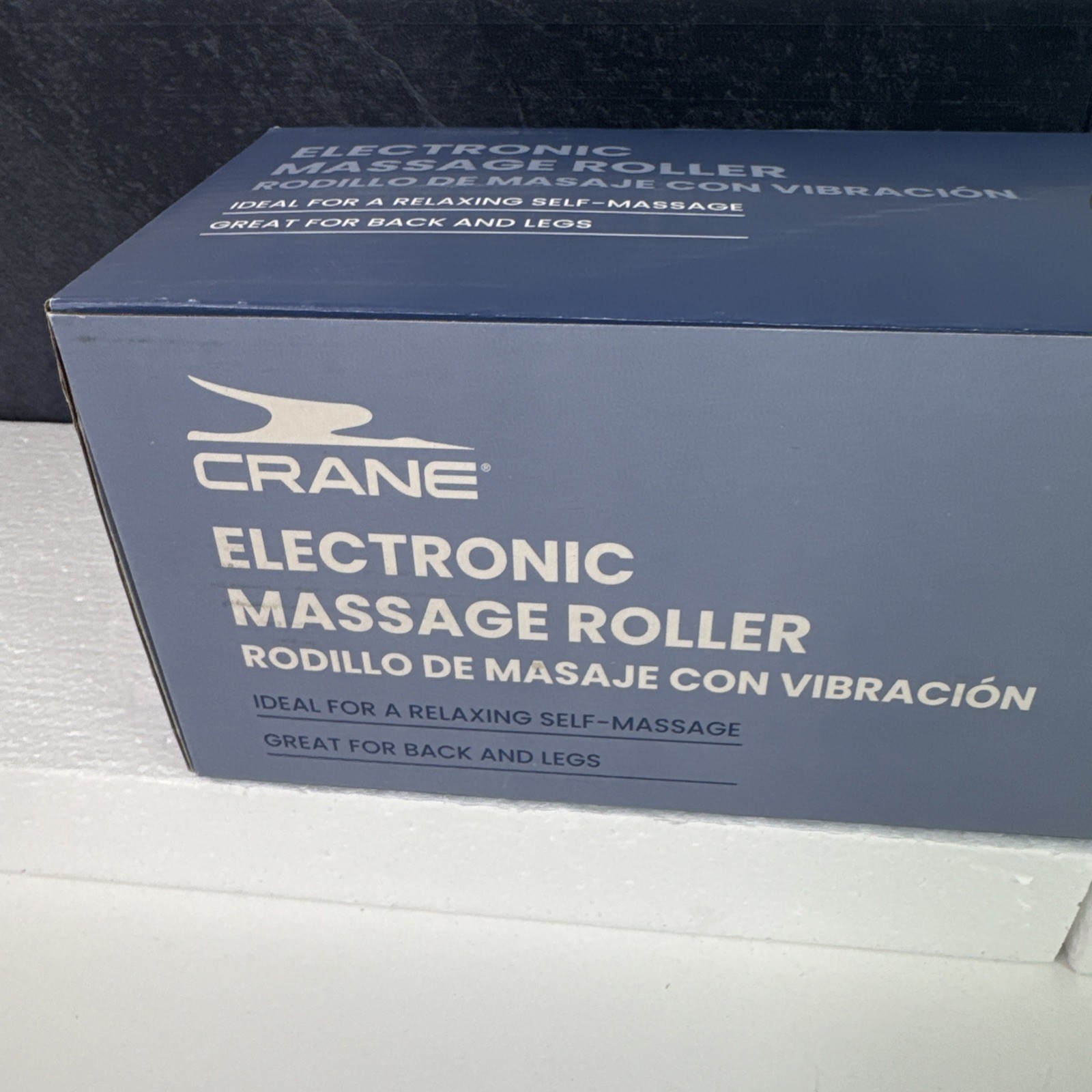 Crane Electronic Massage Roller For Back & Legs Self Massage At Home New In Box