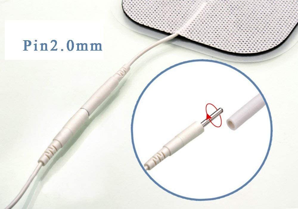 OSITO 6pcs Replacement Pads Electrode Sheet Suit for TENS Unit EMS TENS Massager