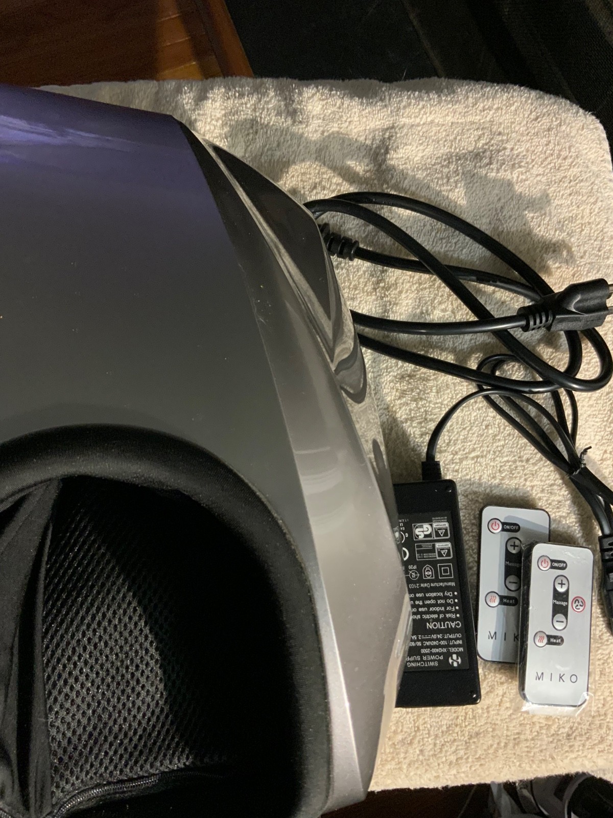 Miko Shiatsu Foot Massager With Deep Kneading, Heat Therapy, and Rolling Massage
