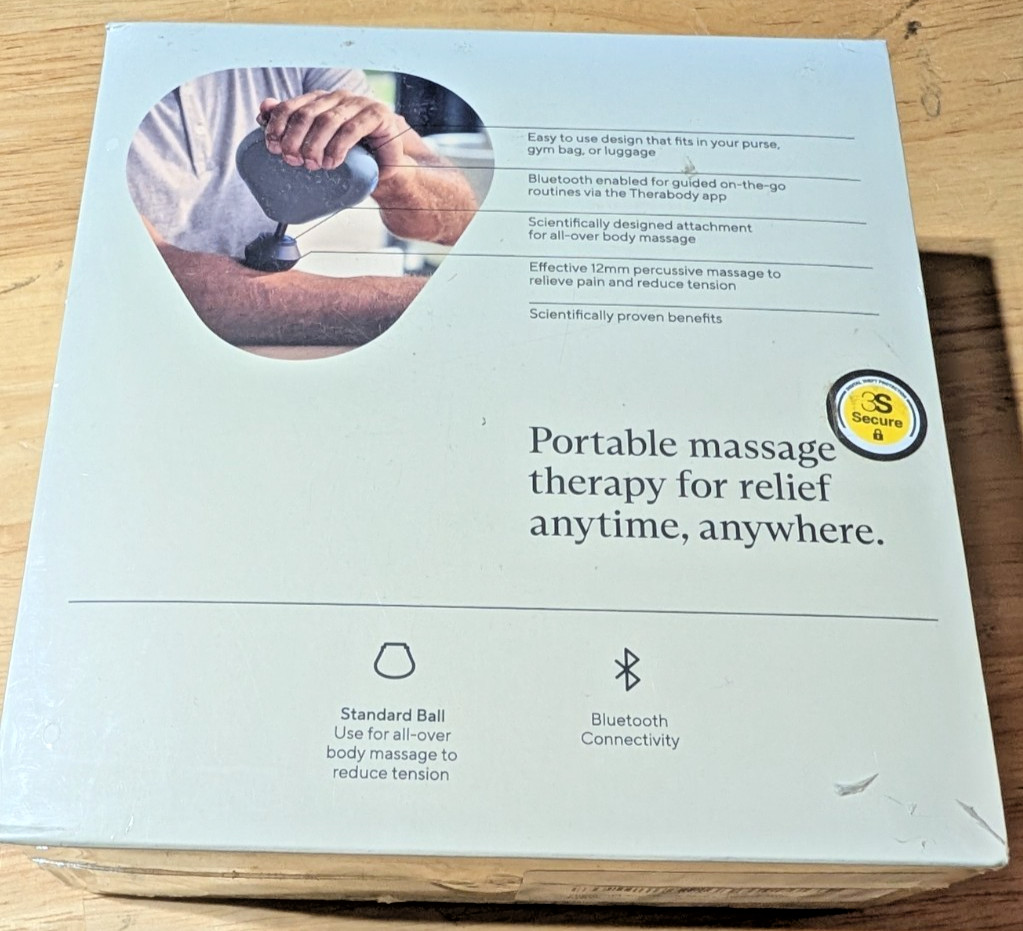 SEALED – Therabody Theragun Mini 2nd Gen SE Portable Percussion Massage Gun Gray