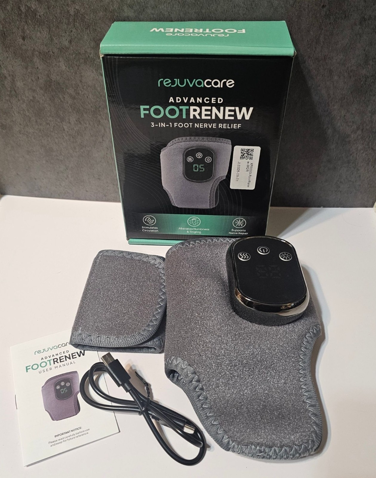 RejuvaCare Advanced Foot Renew 3 in 1 Foot Nerve Relief Massager