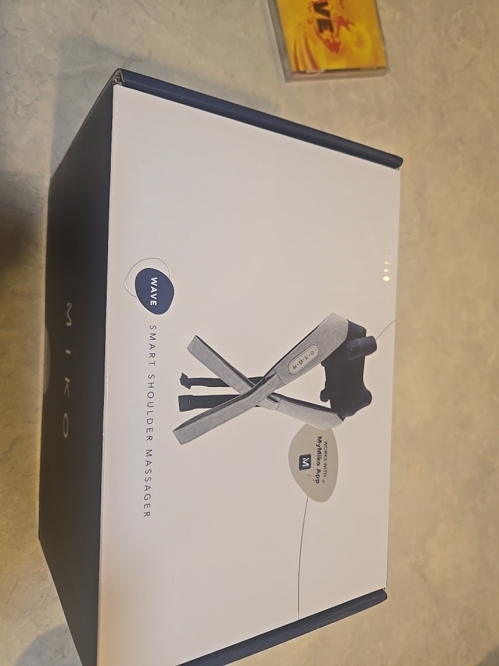 Miko Wave Smart Shoulder Massager Heated Neck Back Wrap New In Box