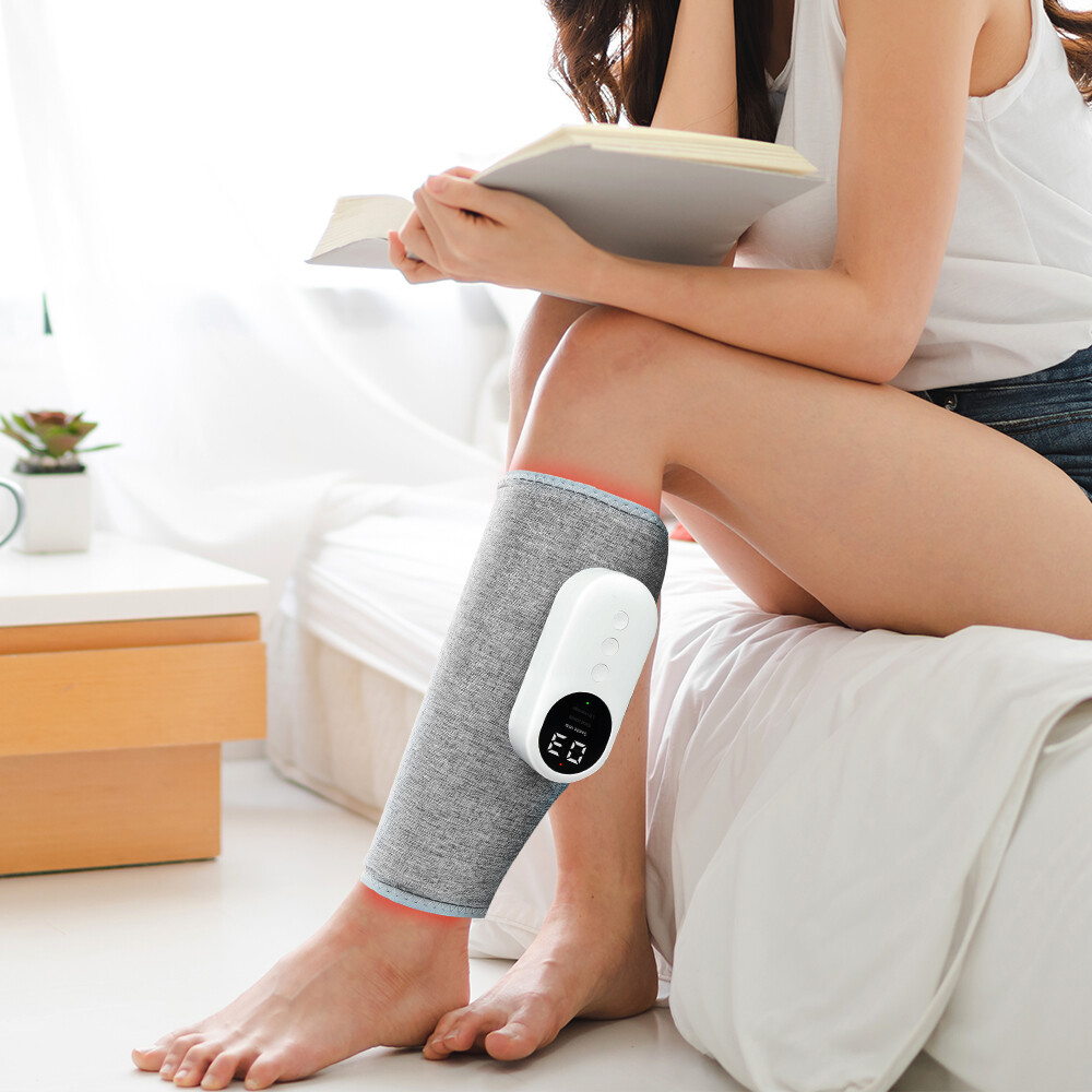 3 Modes Leg Massager Cordless Calf Air Compression Massager for Relief Pain