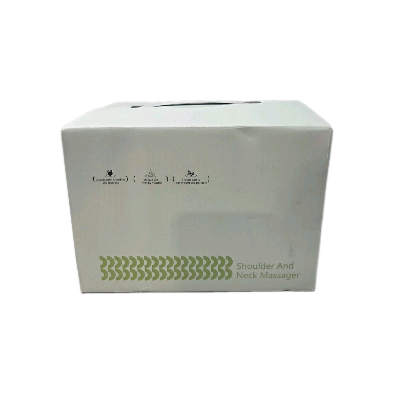 So Shoulder And Neck Massager Heated, Rechargeable, Handheld Green USB Charging