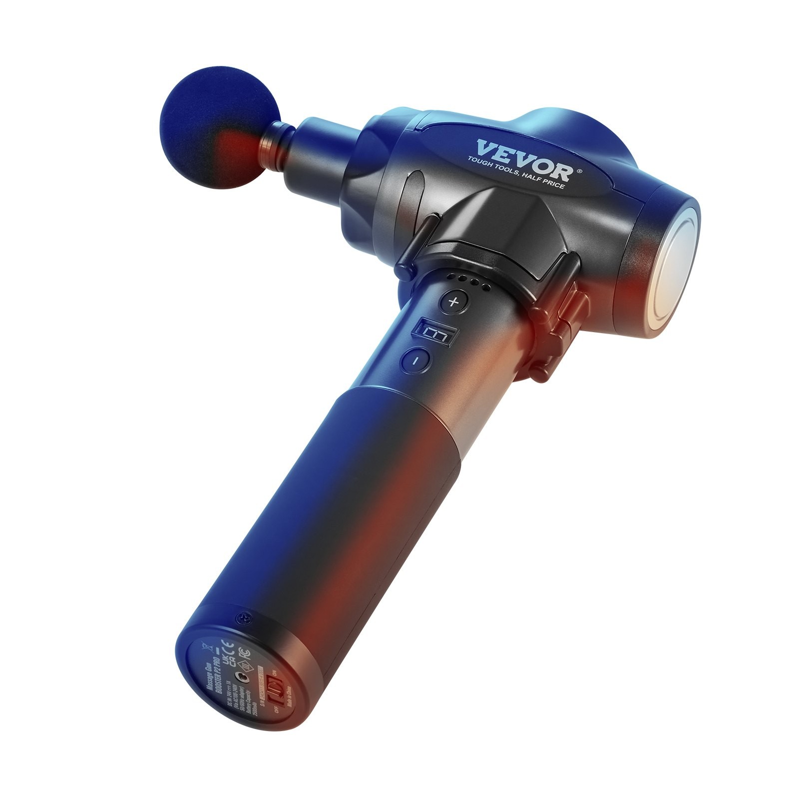 Deep Tissue Massage Gun 9-Speed Handheld Percussion Massager 6 Attachments