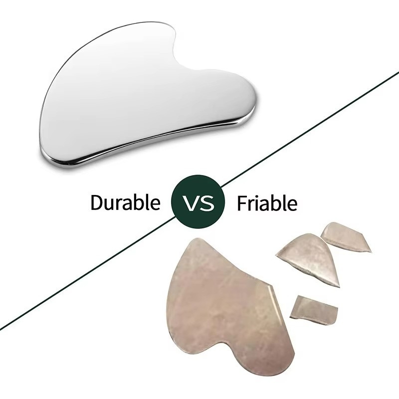 Stainless Steel Gua Sha Facial Tools Guasha for Face Metal Gua Sha Tighten Skin