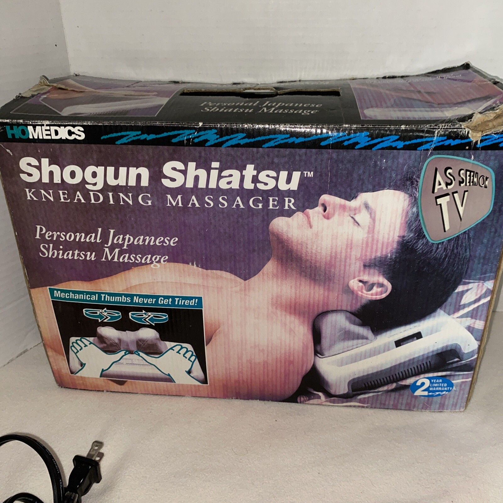 Homedics Shogun Shiatsu Kneading Neck Head Massager Model SM-444 – Tested!