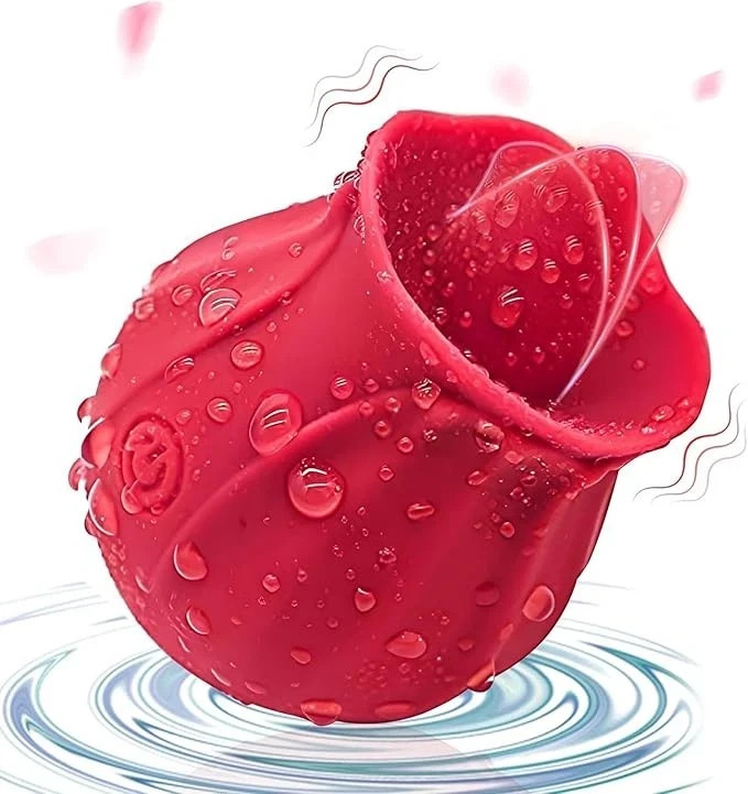 Happy Meeting Joy at Meeting Rose Shaped Mini Massager for Women New RED