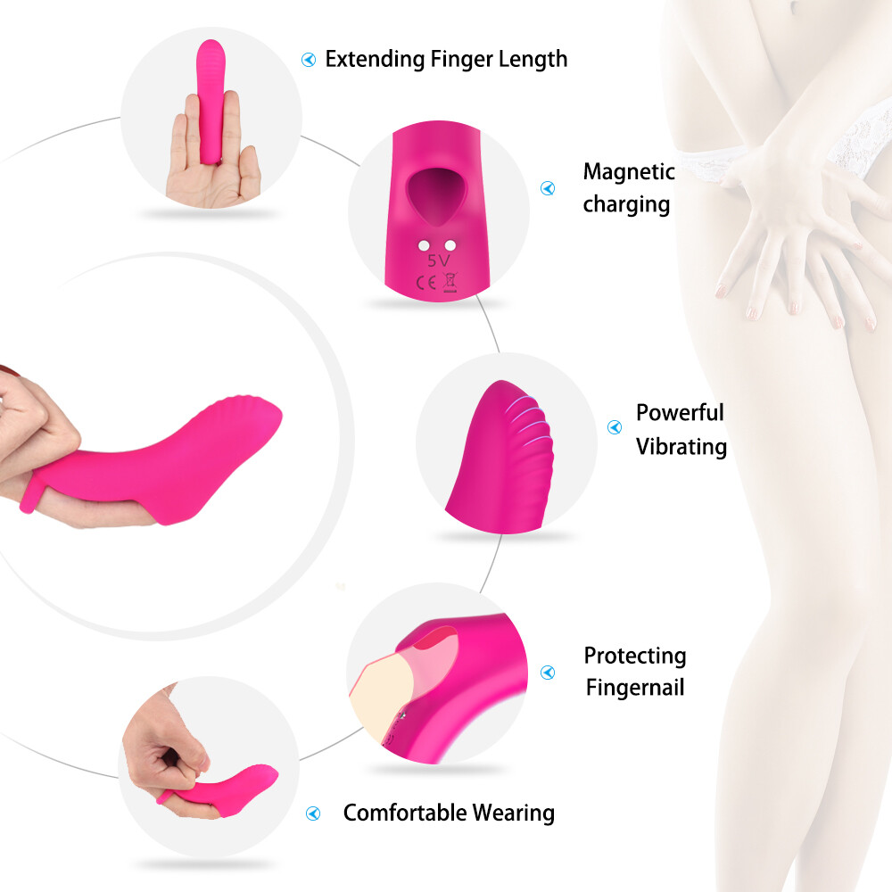 Rechargeable Finger Vibrator Finger Shoulder Leg Body Neck Massager Women USA