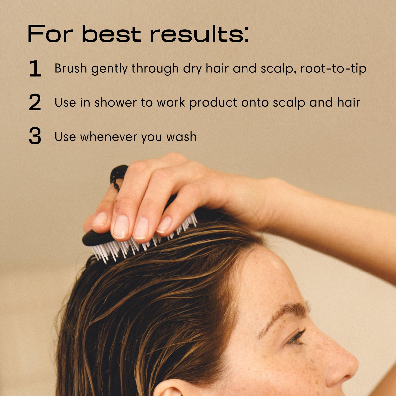 Scalp Exfoliator – Scalp Massager Tool for Wet & Dry Hair – Ergonomic Detangl…
