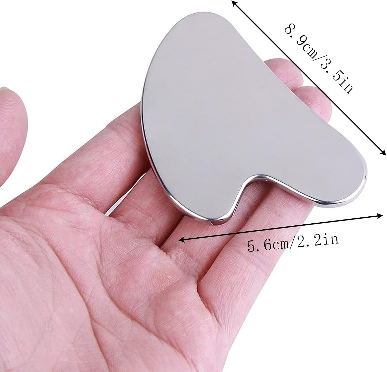 Stainless Steel Gua Sha Facial Tools Guasha for Face Metal Gua Sha Tighten Skin
