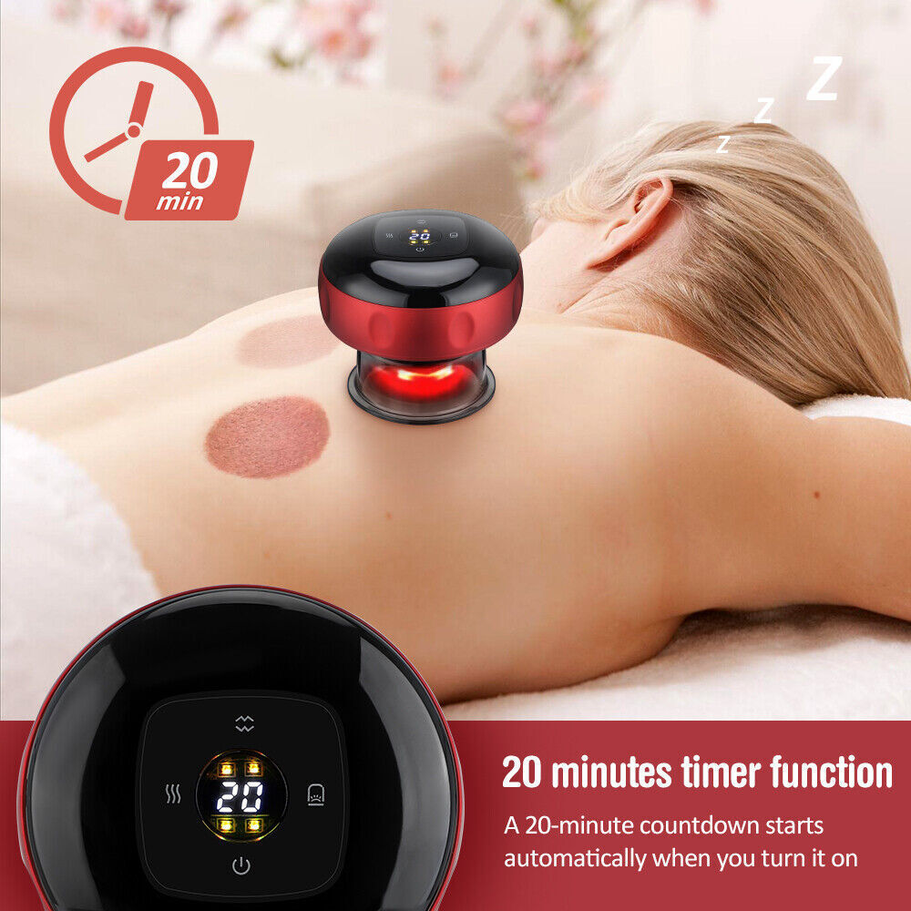 12 Grade Electric Vacuum Cupping Massage Anti-Cellulite Body Therapy Massager