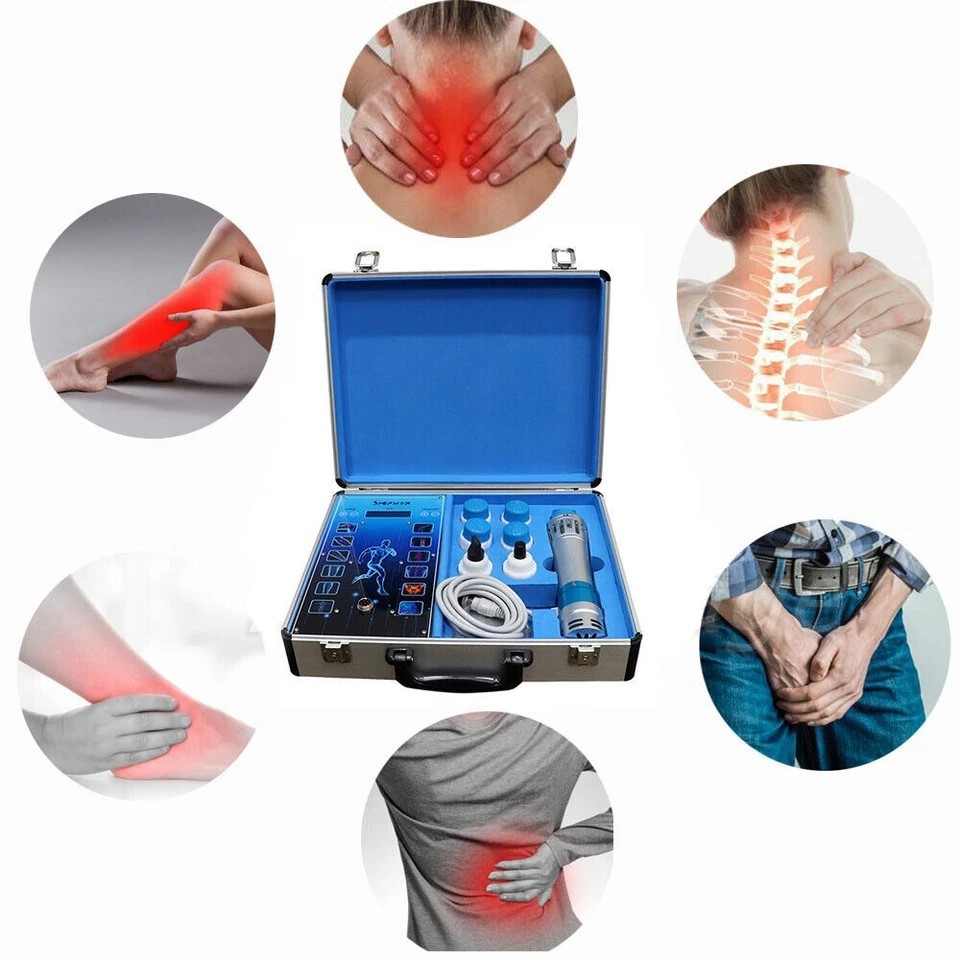 Touch Screen Shockwave Therapy Machine With 7 Heads ED Treatment Pain Relief